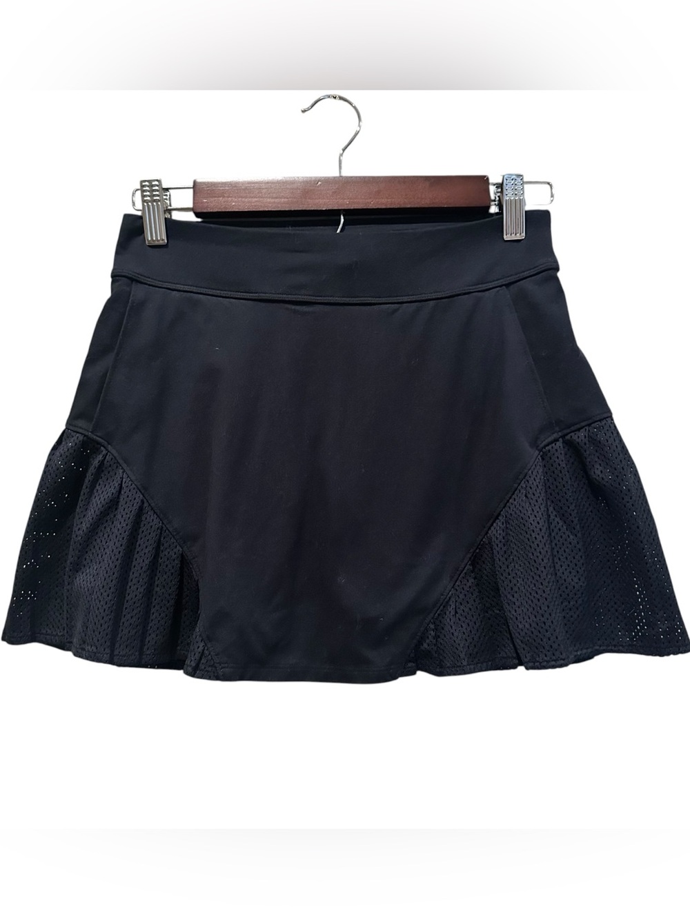 Under Armour Black Athletic Tennis Skort with Mesh Panels